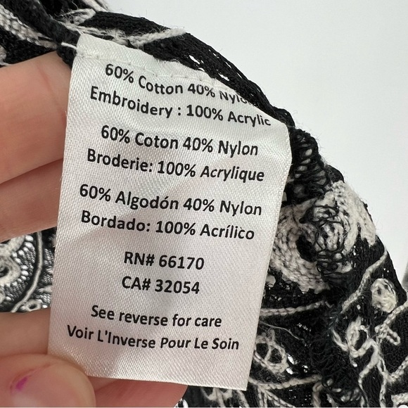 Hemant & Nandita Anthropologie Lace embroidered cape jacket‎ blouse size small - Picture 9 of 14